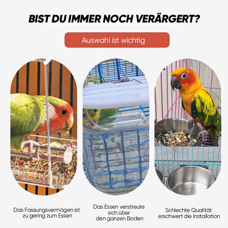 Automatisk, lekkasjesikker fuglebrett | Luvikno