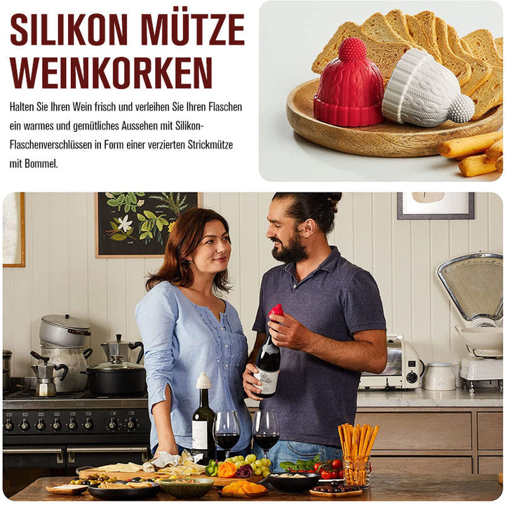Kreativ Hatt Silikon Vinflaskepropp | Luvikno