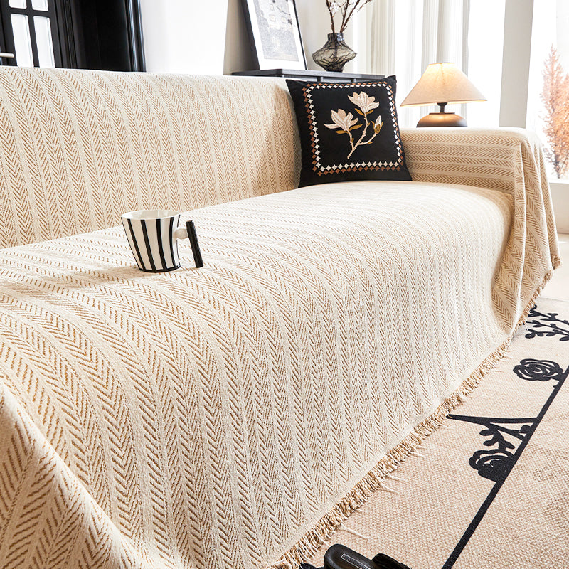 Herringbone Mønster Sofa Deksel - Moderne, Stilfullt & Holdbart Sofabeskyttelse | Luvikno