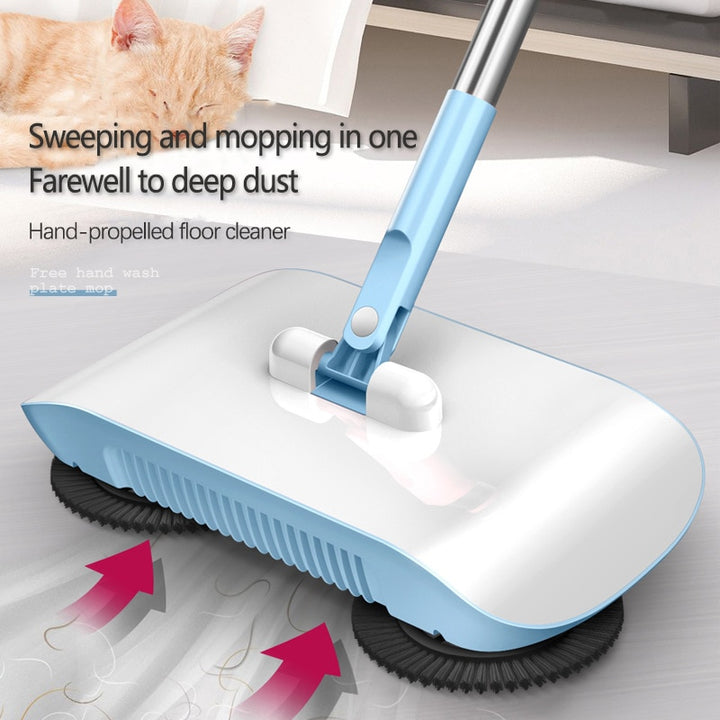 VibraSweep Håndfeier & Mopp — Uanstrengt strålende gulv uten bøying eller elektrisk stress | Luvikno