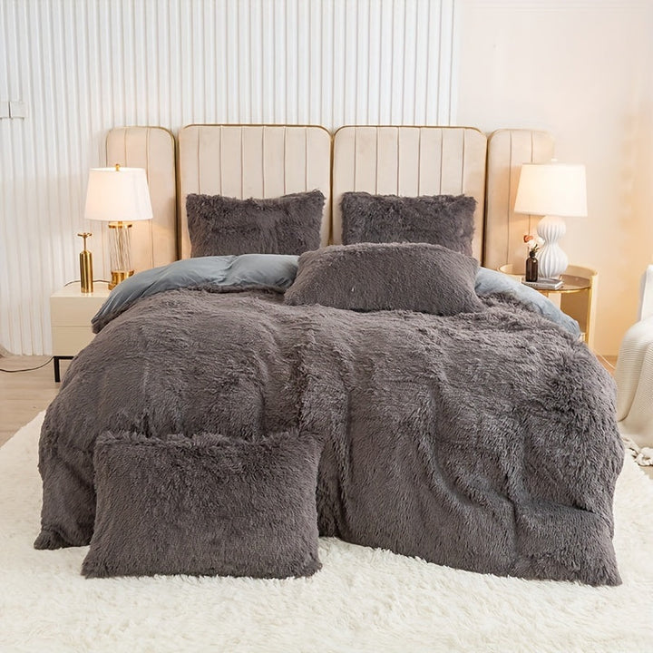Luvikno | Ultra Soft Plush Duvet Cover Set with Zipper - Luksus & Komfort
