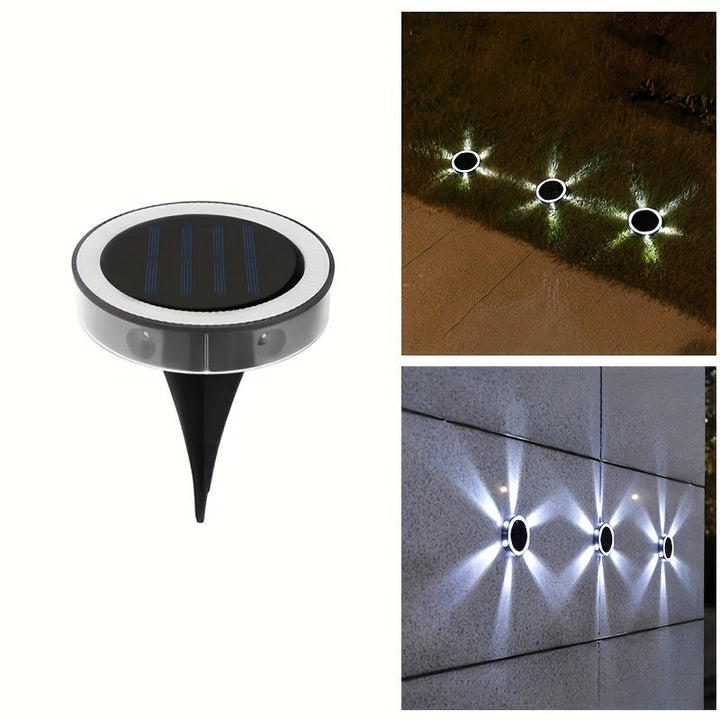 SolarGlow – 6 LED Hagebelysning Utendørs | Luvikno
