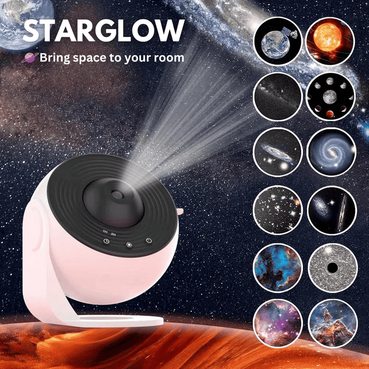 Luvikno | 360° AstroLuxe Stjerneprojektor — Forvandl rommet ditt til din personlige avslapningsgalakse full av magiske stjerneløyeblikk