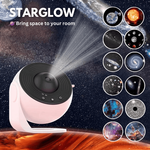 Luvikno | 360° AstroLuxe Stjerneprojektor — Forvandl rommet ditt til din personlige avslapningsgalakse full av magiske stjerneløyeblikk