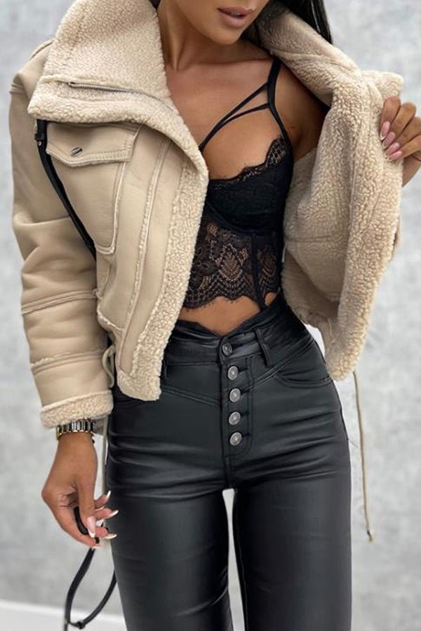 Luvik | lyhyt vetskari biker-takki