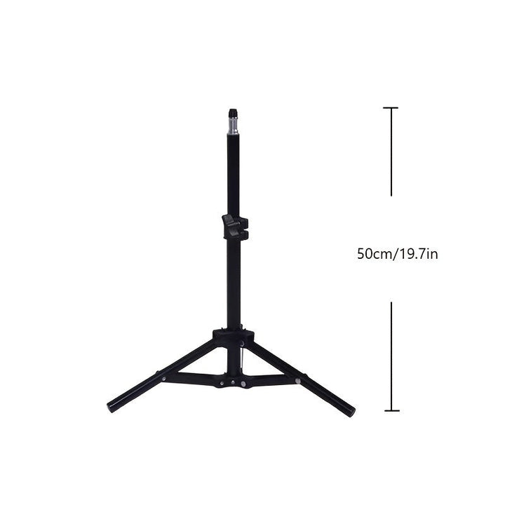 Luvikno | 10-inch LED ring light with adjustable tripod and phone holder - Ideal for makeup, photography, and vlogging