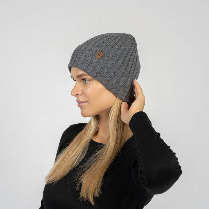 CozyMerino Beanie - Luksus Merinoullhatt for Damer Luvikno