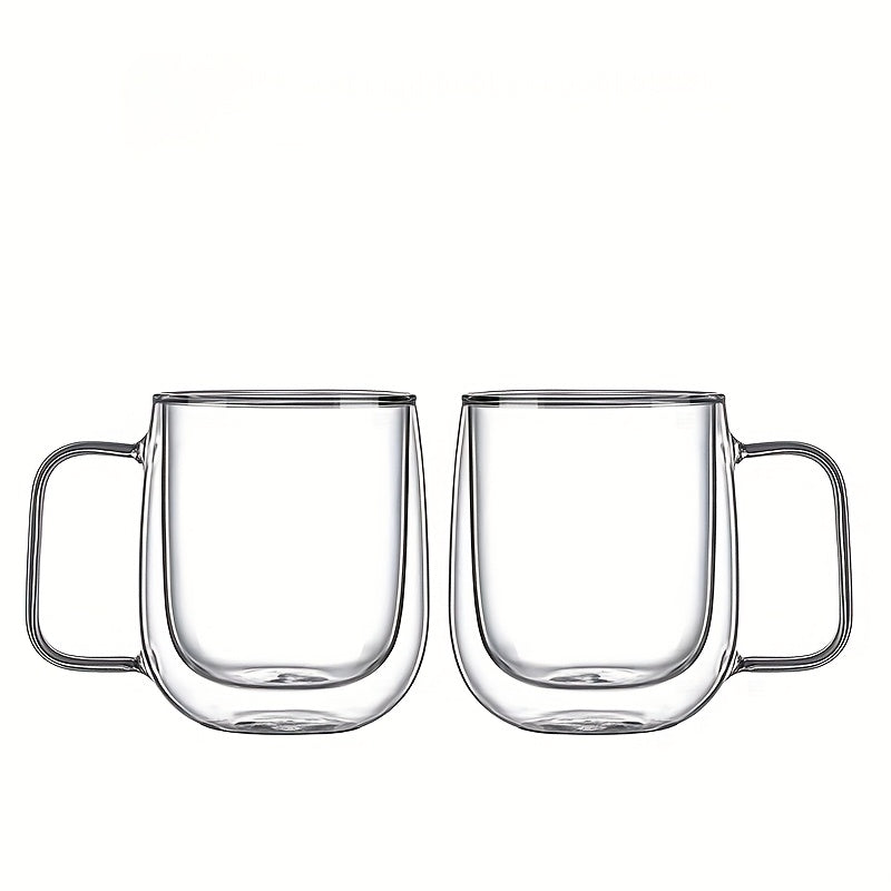 ThermoSip Dobbeltvegget Glasskrus – Borosilikatglass, Varmeresistent & Elegant | Luvikno