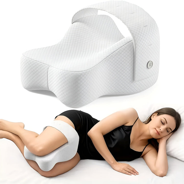 Kneeputer for side sleepers – Ergonomiske & justerbare | Lindring for knær og rygg | Luvikno