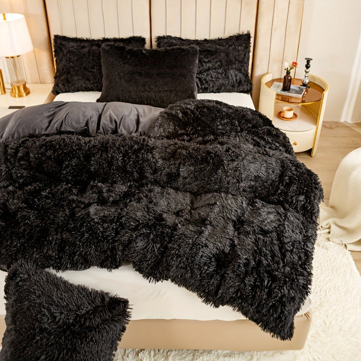 Luvikno | Ultra Soft Plush Duvet Cover Set with Zipper - Luksus & Komfort