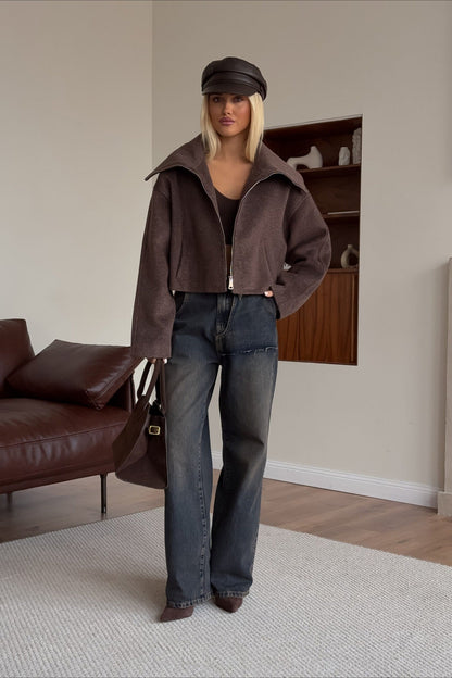 Luvik | Fit Käänteinen Vapaamuotoinen Takki