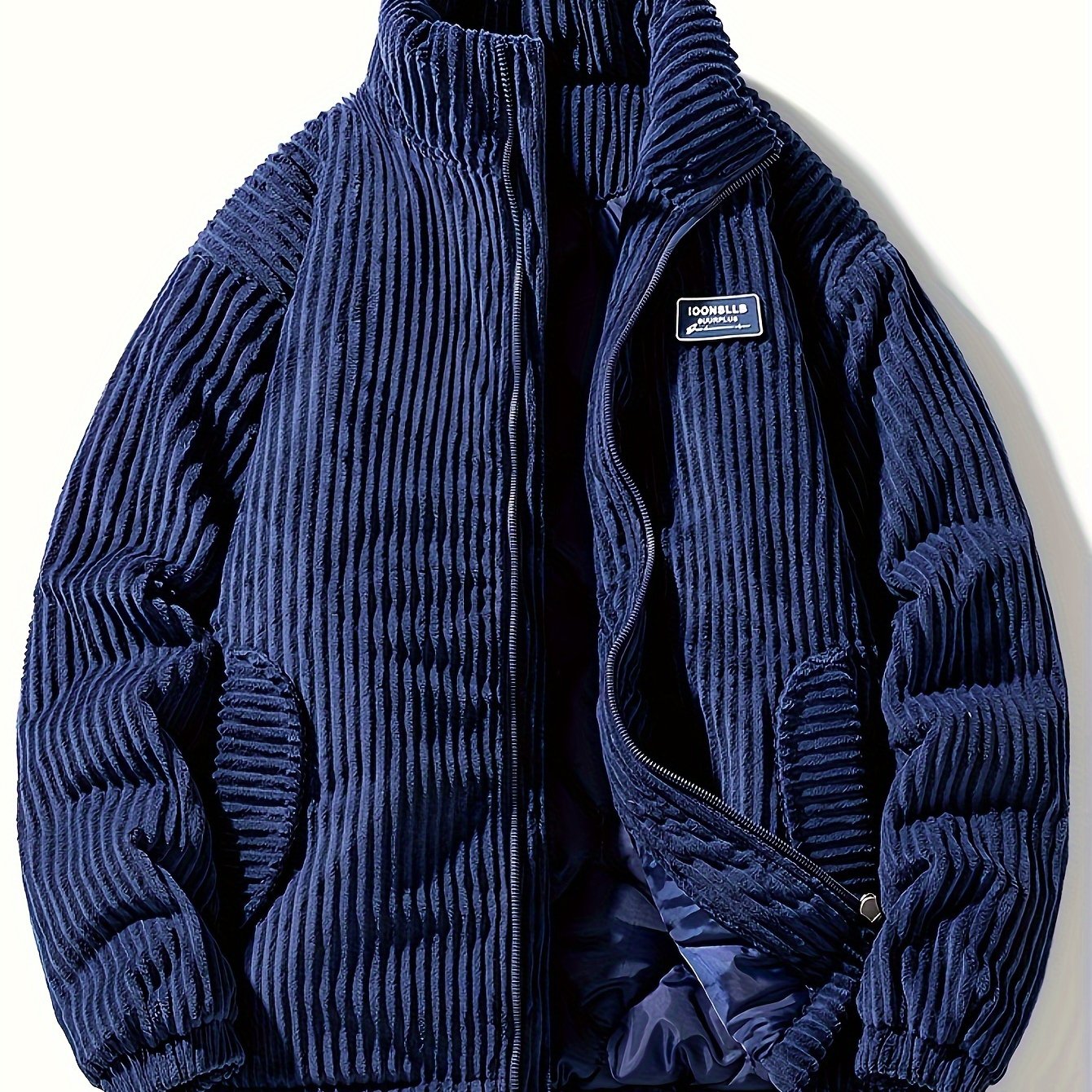 Luvik | Rento ribbed samettitalvi takki