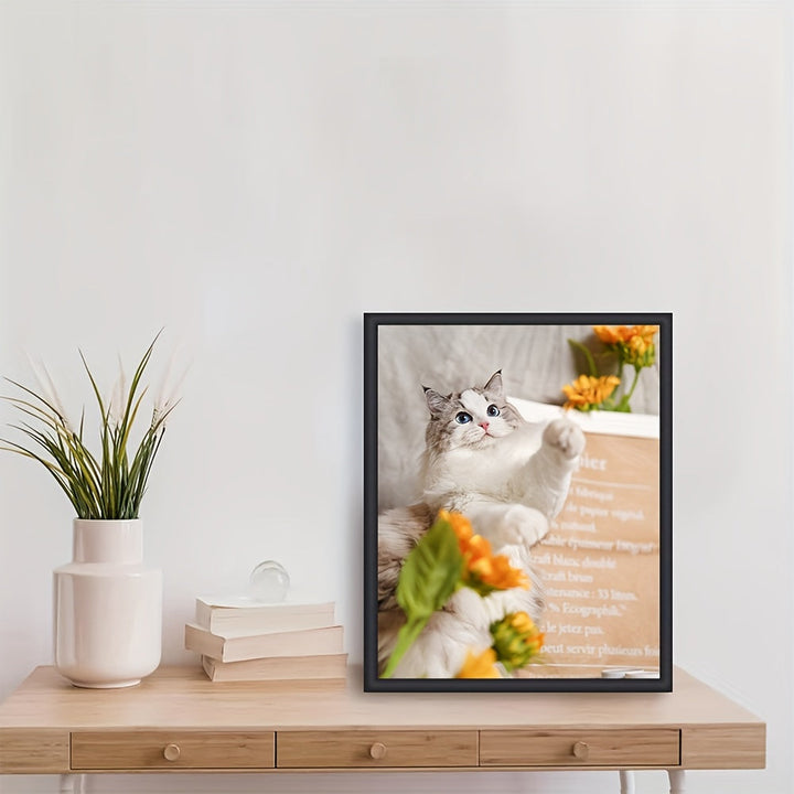 GalleryFrame – Sett med 3 svarte bilde rammer for vegger og bord Luvikno