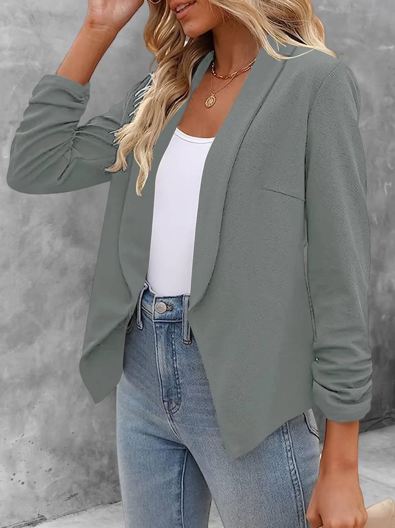 Luvik | Stilig Blazer med Åpen Front