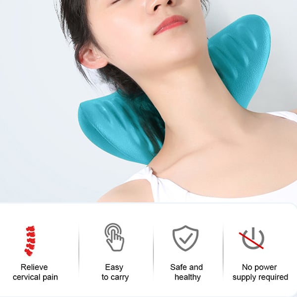 NeckEase Stretch – Ergonomisk Nakkepute for Nakkavslapning | Luvikno