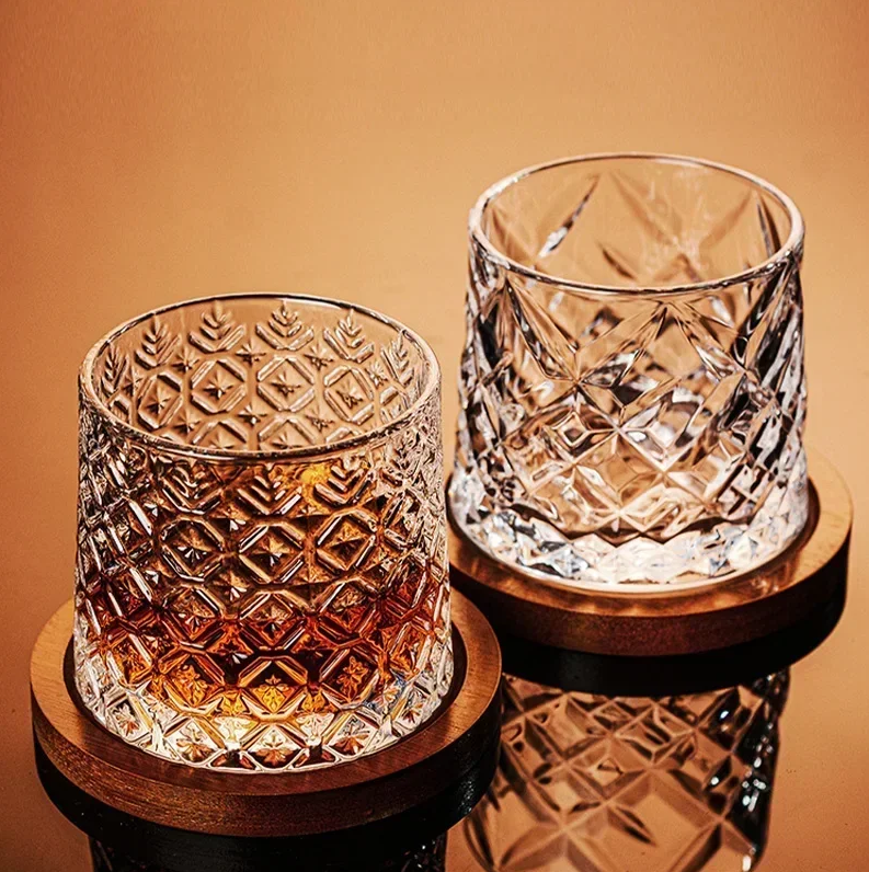 WhiskeySpin - Premium roterende whiskeyglass Luvikno