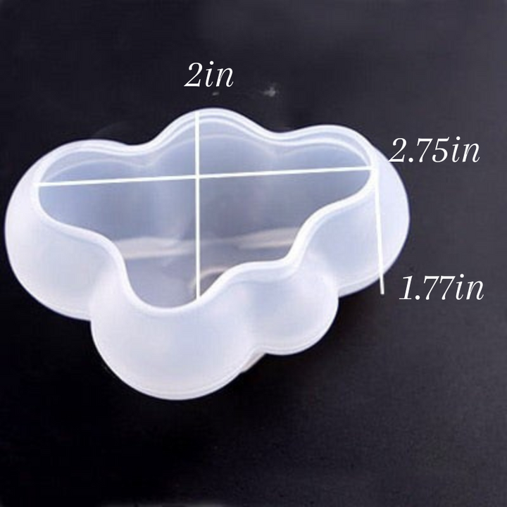 3D Skyggeform Mold Kreativ Silikon Mold for Mat Design | Luvikno
