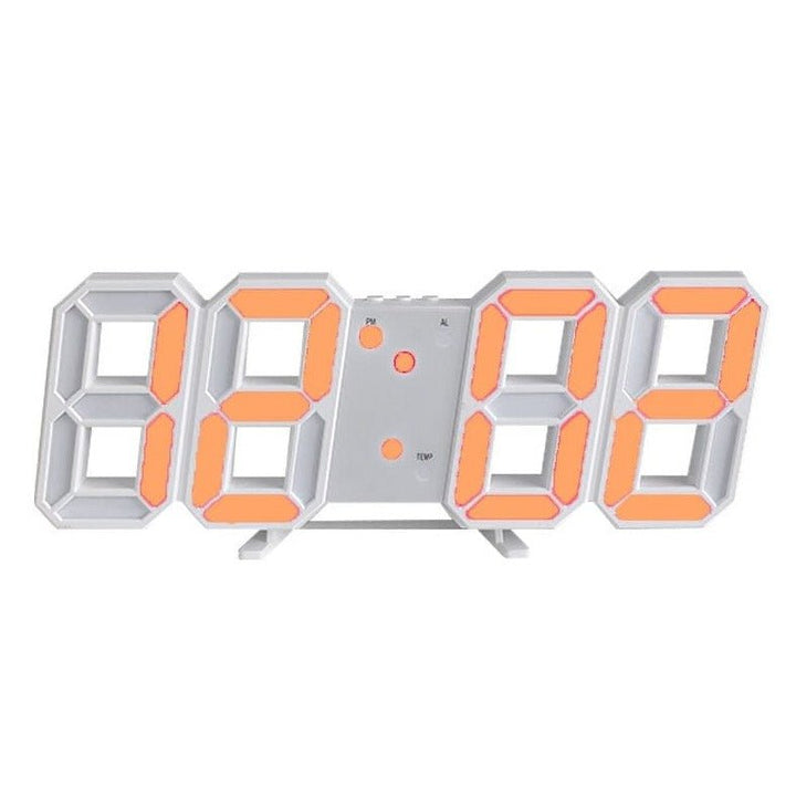 GlowLuxe - Stilfull 3D LED Veggklokke | Luvikno