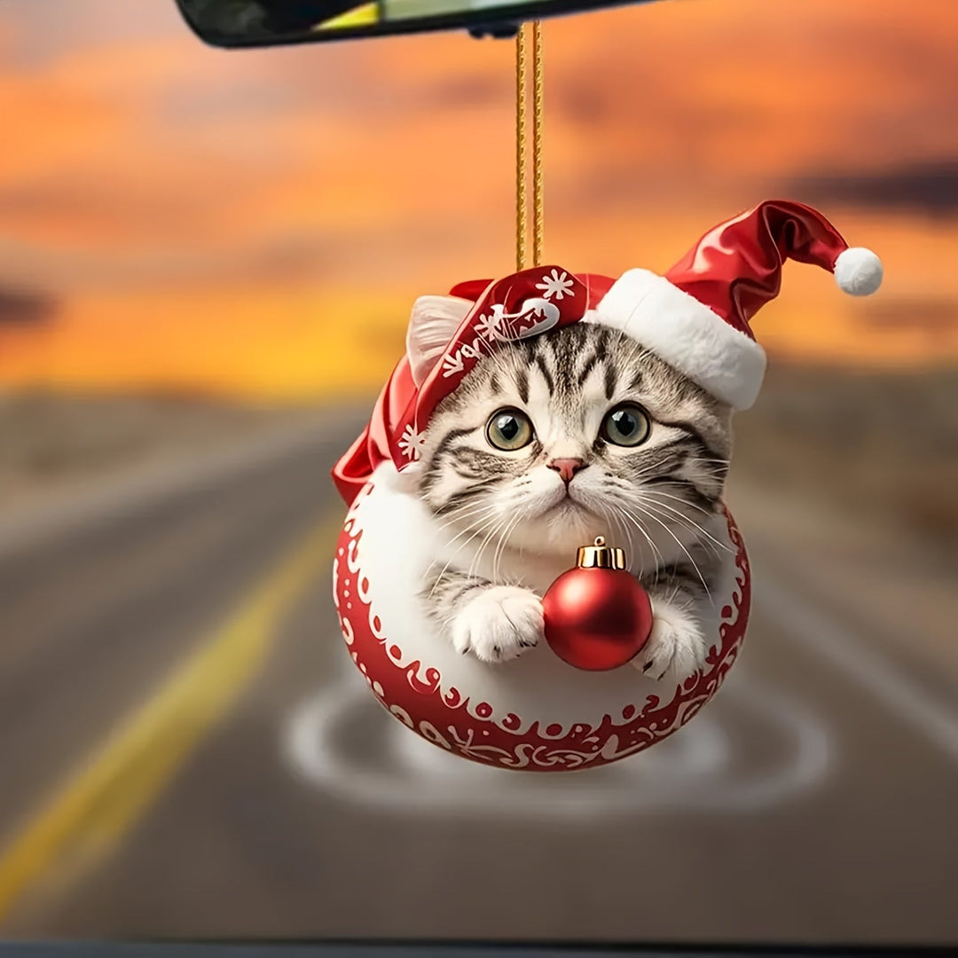 Luvikno | Vintage Cats Advent Calendar – 24-dels julekalender med akrylhengelapper