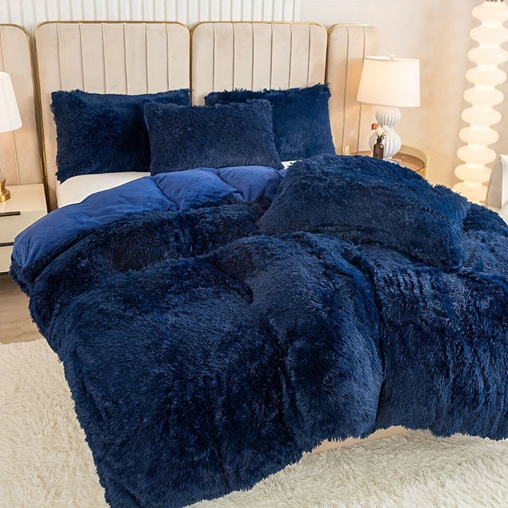 Luvikno | Ultra Soft Plush Duvet Cover Set with Zipper - Luksus & Komfort