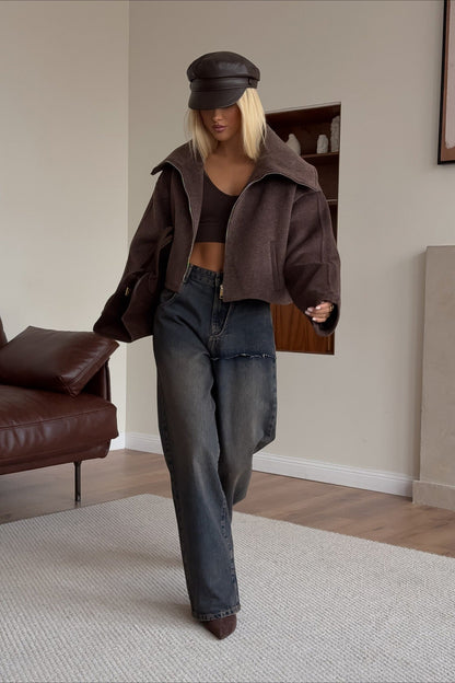 Luvik | Fit Käänteinen Vapaamuotoinen Takki