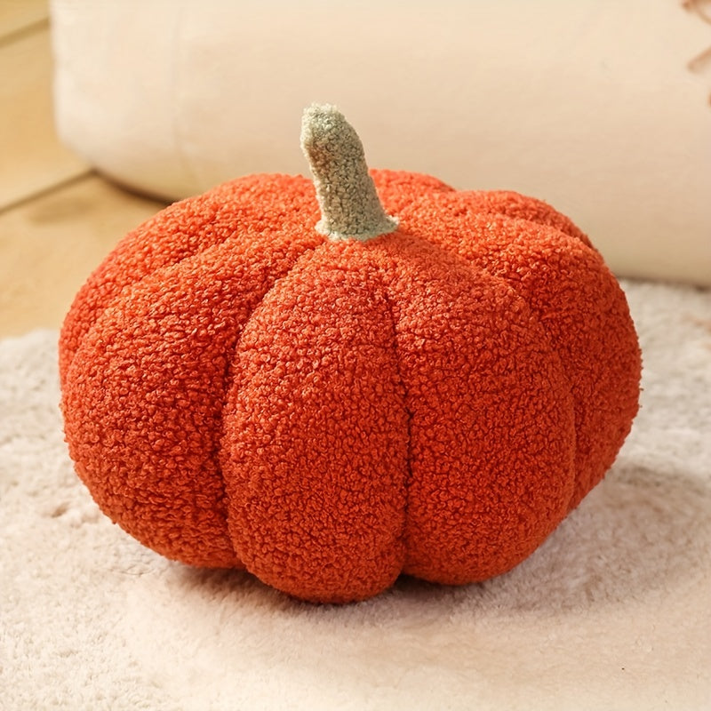 Myk Plush Gresskarpute - Dekorativ Videospill Plush Leketøy for Barn 0-3 År, Perfekt for Halloween | Luvikno