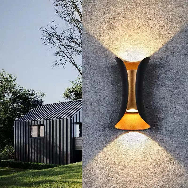 Værbestandig LED aluminium vegglampe for utendørs eleganse | Luvikno