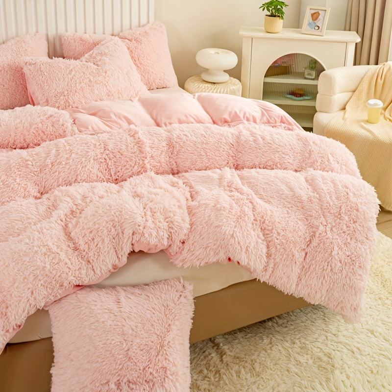 Luvikno | Ultra Soft Plush Duvet Cover Set with Zipper - Luksus & Komfort