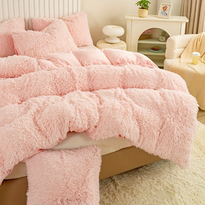 Luvikno | Ultra Soft Plush Duvet Cover Set with Zipper - Luksus & Komfort