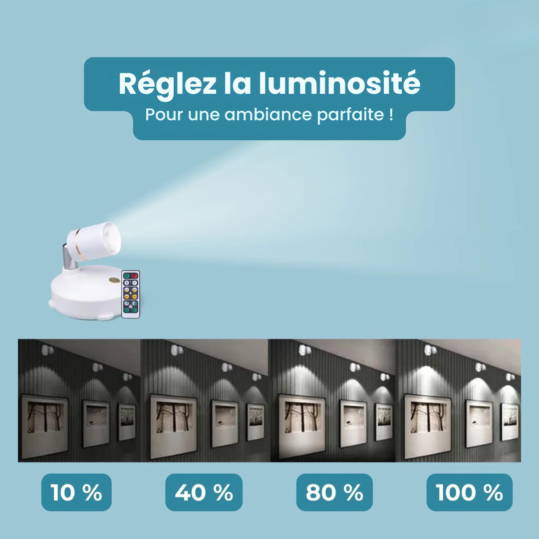Luvikno | LightPowerMax — Si farvel til mørket med trådløs komfortlys og ren avslapning med et knappetrykk!