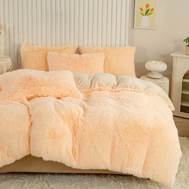 Luvikno | Ultra Soft Plush Duvet Cover Set with Zipper - Luksus & Komfort