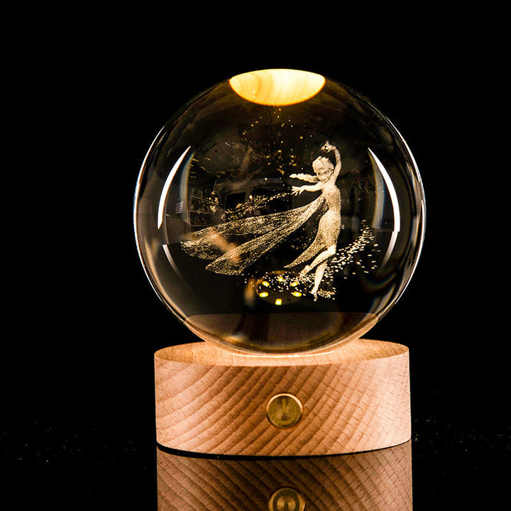 Galaxy Crystal Ball Lamp | Luvikno