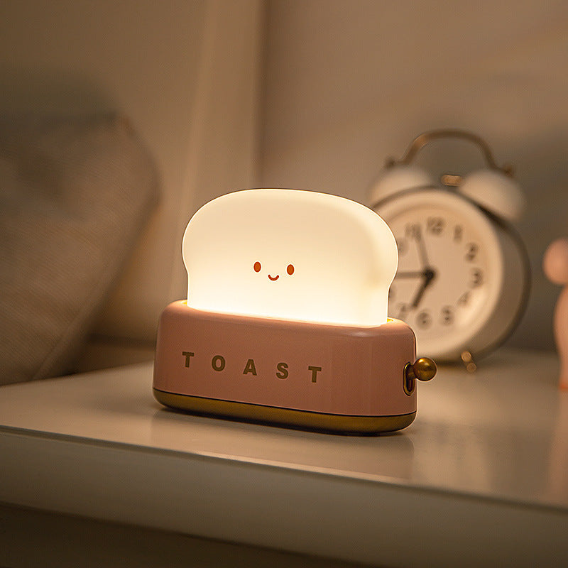 USB-lading LED-brød nattelys med dimmefunksjon og timer | Luvikno
