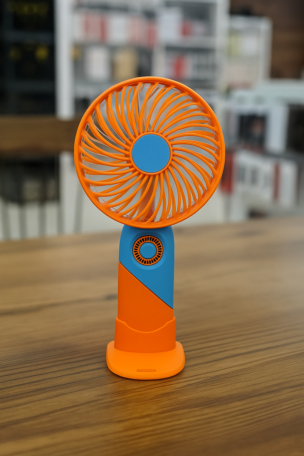 ColorTwist™ Mini Vifte – 3-hastigheter Oppladbar Håndholdt Vifte | Luvikno