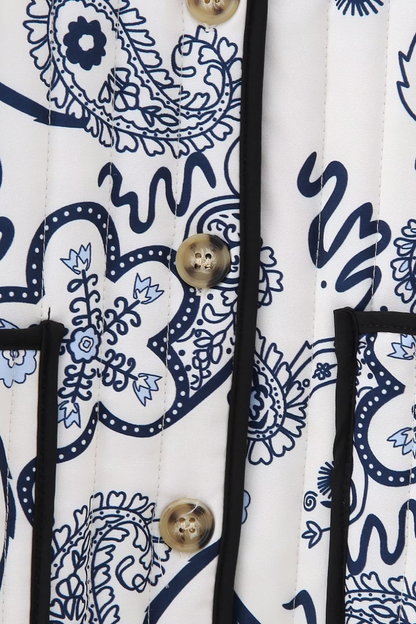 Luvik | Rento tikattu puuvillatakki