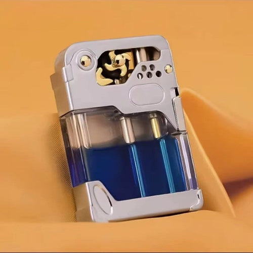 Clear Tank Metal Kerosene Lighter | Luvikno