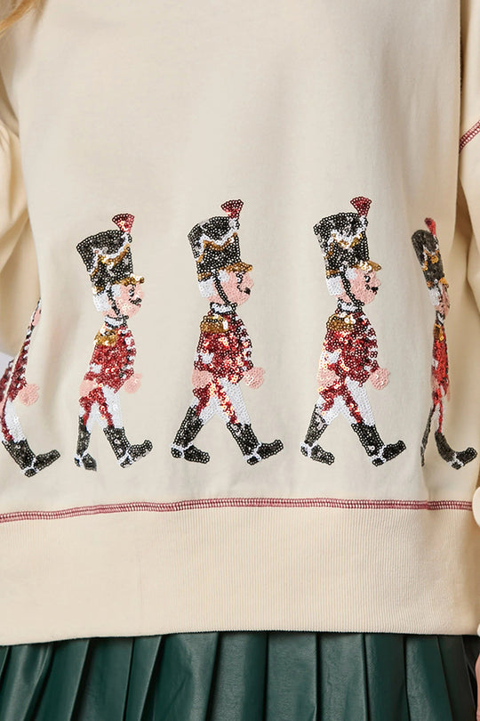 Luvik | JuleSoldat Palmikot Langermet Fritid Sweatshirt