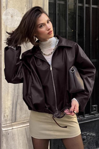 Luvik | Retro Biker Nahkatakki