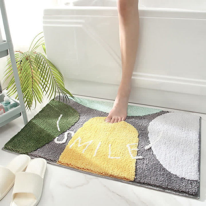 Fluffy Absorbent Bath Rug with Non Slip Backing | Luvikno