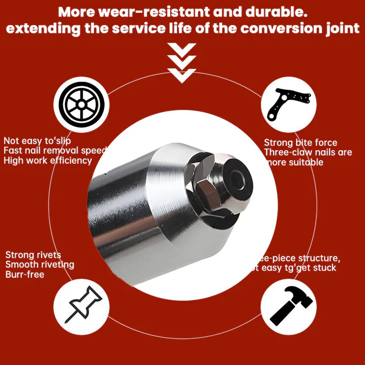 Nail Plier Adapter for Battery Drill – SpeedRivet | Luvikno