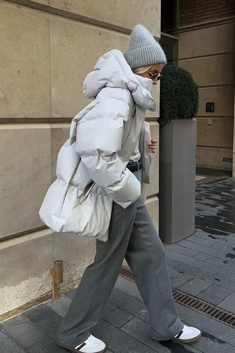 Luvik | Duty Vetoketjullinen Huppupuffertakki