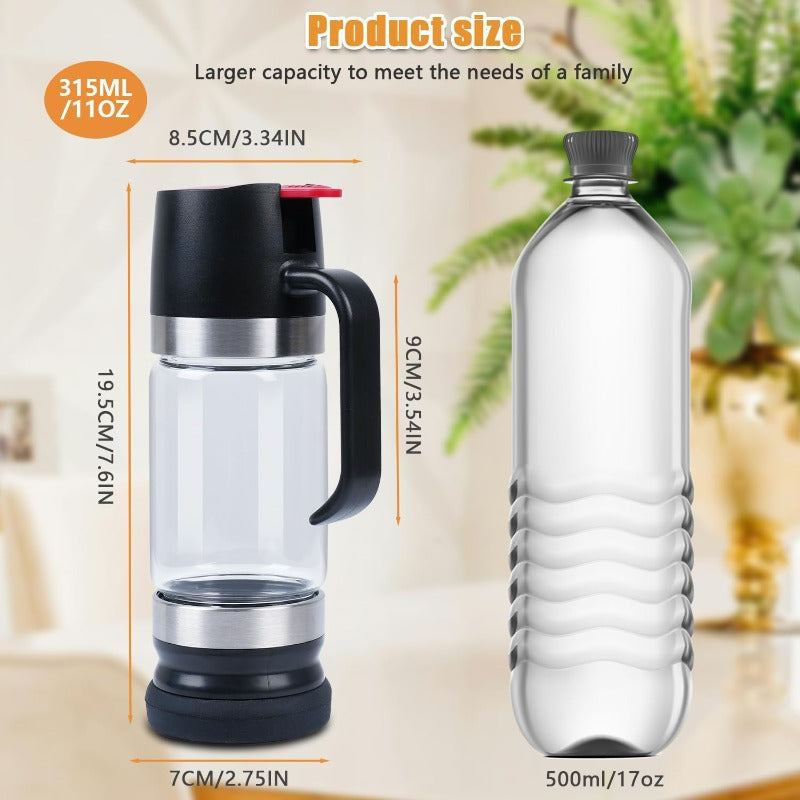 No-Drip Glass Honey Dispenser Luvikno