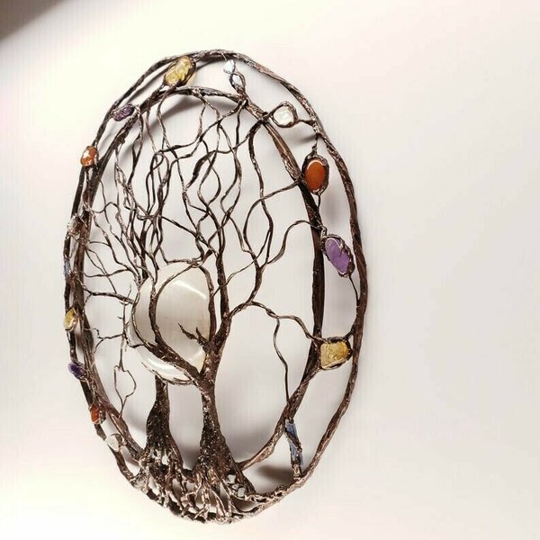 Circle Of Life-Metal Tree Wall Art | Luvikno