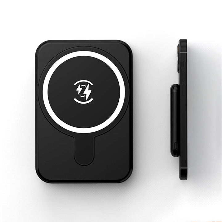 Luvikno | Magnera Magnetisk Power Bank 5000 mAh | Kompatibel med iPhones | USB Utgang 5 V/2.1 A | Kompakt & Stilig