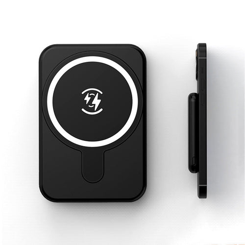 Luvikno | Magnera Magnetisk Power Bank 5000 mAh | Kompatibel med iPhones | USB Utgang 5 V/2.1 A | Kompakt & Stilig