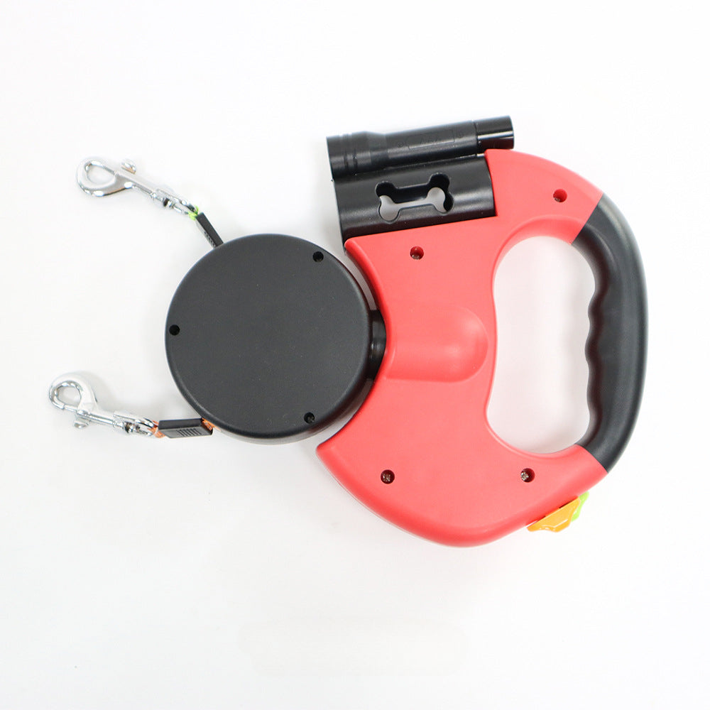 PowerPup Duo-Leash — Endelig stressfrie turer med to hunder i perfekt harmoni | Luvikno