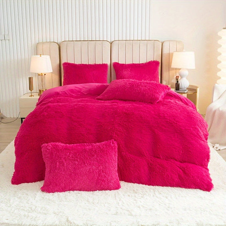 Luvikno | Ultra Soft Plush Duvet Cover Set with Zipper - Luksus & Komfort