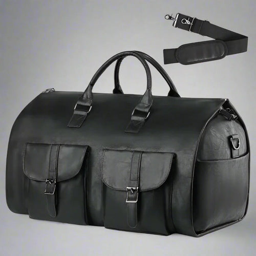 Reise Duffel Bag Lær Håndbagasje Luvikno