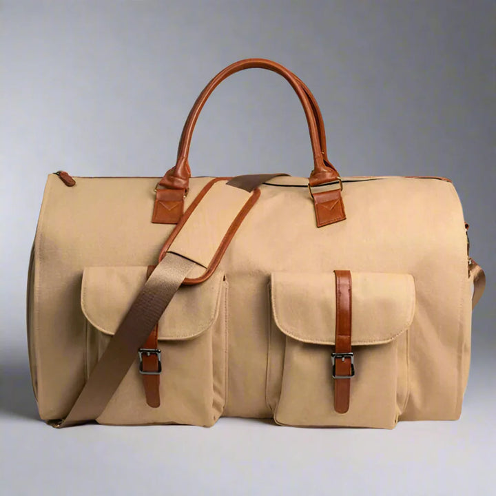 Reise Duffel Bag Lær Håndbagasje Luvikno