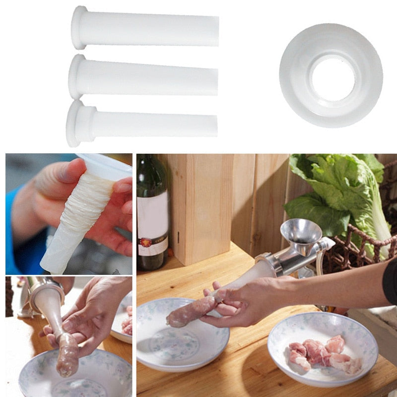 3stk DIY Pølse Maker Traktorer Dyser Pølse Fylling Tubes | Luvikno